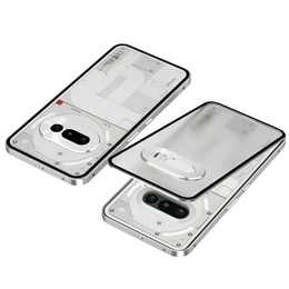 Θήκη για Nothing Phone 3A, Frame Case, ασημένια