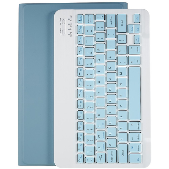 Θήκη + πληκτρολόγιο Lenovo Tab M10 Plus Gen 3 TB-125F TB-128F, μπλε