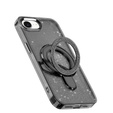 Η θήκη iPhone 16e, Glittery Magnetic Kickstand, μαύρη