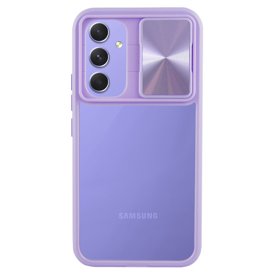 Θήκη για Samsung Galaxy S23 FE, Slide Camera, μωβ