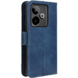 Θήκη με πτερύγιο για Realme GT 7 / 7T, Card Slot, σκούρο μπλε