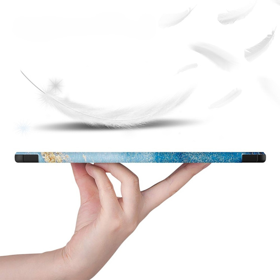 Θήκη για Samsung Galaxy Tab S9, Smartcase Hybrid Pen Slot, sea wave