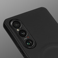 Θήκη για Sony Xperia 1 VI, Leather Hybrid MagSafe, μαύρη