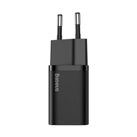 Baseus Super Si PD 25 W USB-C φορτιστής δικτύου + καλώδιο USB-C, μαύρο