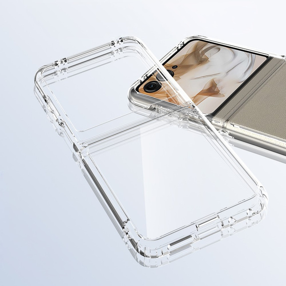 Θήκη για Motorola Razr 50 5G / Razr 60 5G, Fusion Hybrid, διαφανής
