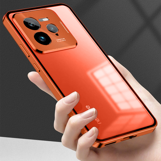 Θήκη για Realme GT 7 Pro, Frame Case, πορτοκαλί