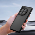 Θήκη για OnePlus 12 5G, Fusion Hybrid, με προστασία κάμερας, διαφανής / μαύρη