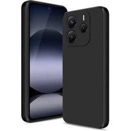 Θήκη για Xiaomi Redmi Note 14 4G, Silicone Lite, μαύρη