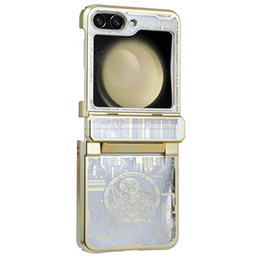 Θήκη για Samsung Galaxy Z Flip 5 5G, Mechanical Legend, χρυσή