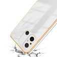 Θήκη για Xiaomi Redmi 12C, Glamour CamShield, λευκή