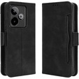 Θήκη με πτερύγιο για Realme GT 7 / 7T, Card Slot, μαύρη