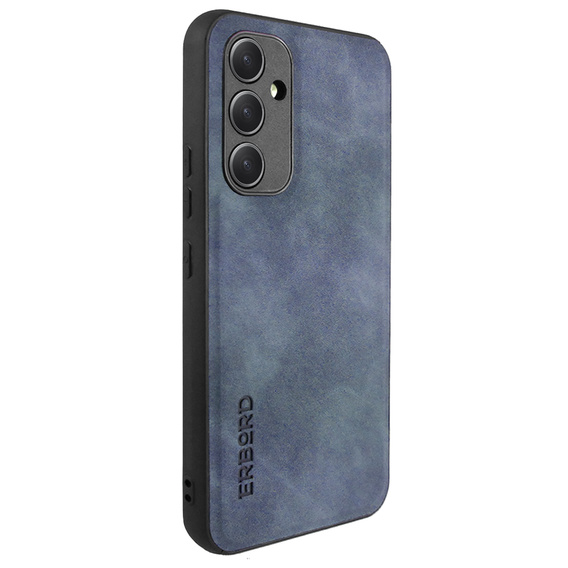 Θήκη για Samsung Galaxy A54 5G, ERBORD Business, με πλάκα στήριξης αυτοκινήτου, μπλε