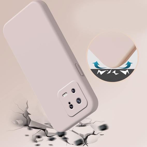 Θήκη για Xiaomi 13 5G, Silicone Lite, ροζ