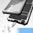 Θωρακισμένη θήκη για Samsung Galaxy S25 Ultra, R-JUST, ασημένια