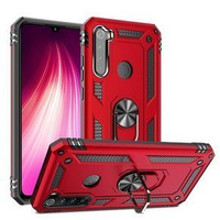 θωρακισμένη θήκη για Xiaomi Redmi Note 8T, Nox Case Ring, κόκκινη