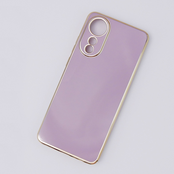 Θήκη για Oppo A78 4G, Glamour CamShield, μωβ