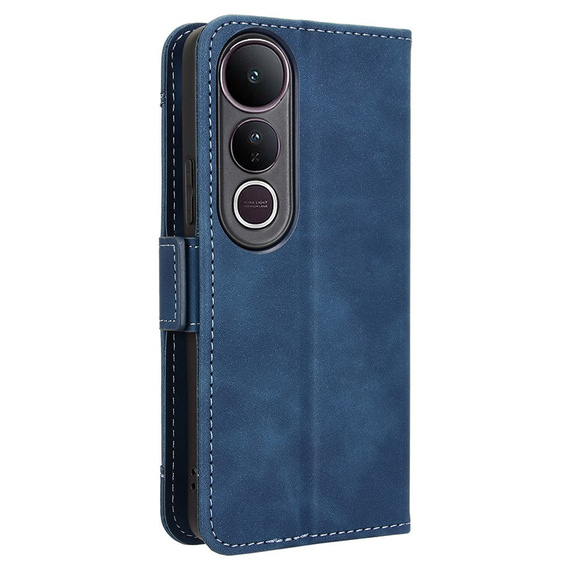 Θήκη με πτερύγιο για Vivo V50 Lite 4G / 5G, Card Slot, σκούρο μπλε