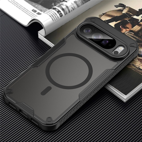 Θωρακισμένη θήκη για το Google Pixel 10 Pro XL, για MagSafe, ματ, μαύρο