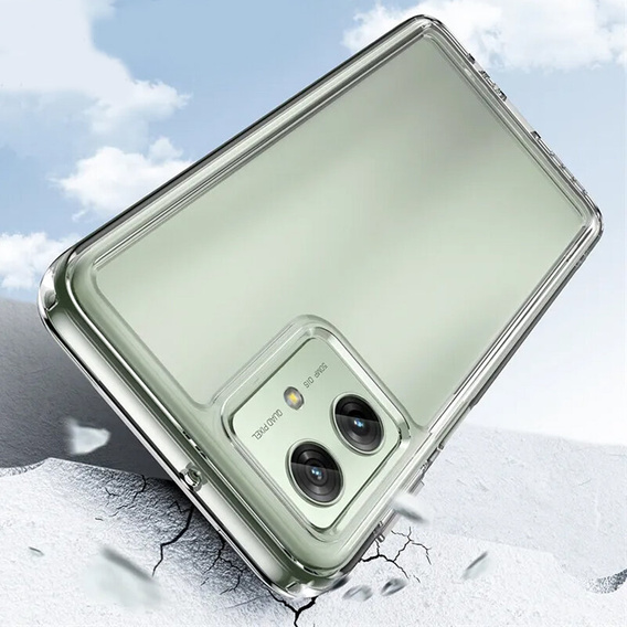 Θήκη για Motorola Moto G54 5G, Fusion Hybrid, διαφανής
