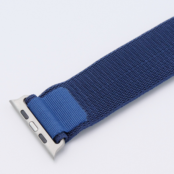 Λουράκι νάιλον για Apple Watch 1/2/3/4/5/6/7/8/SE/ULTRA 42/44/45/49mm, ναυτικό μπλε 