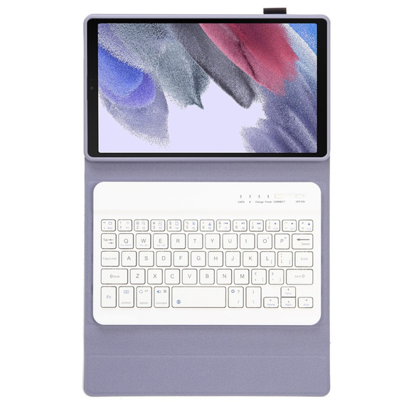 Θήκη + πληκτρολόγιο Samsung Galaxy Tab A7 Lite 8.7 T220 / 225, μωβ