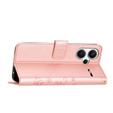 Θήκη με πτερύγιο για Xiaomi Redmi Note 13 Pro+, Butterfly, ροζ rose gold