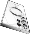 Θήκη για Samsung Galaxy S23 Ultra, MagSafe Hybrid, ασημένια