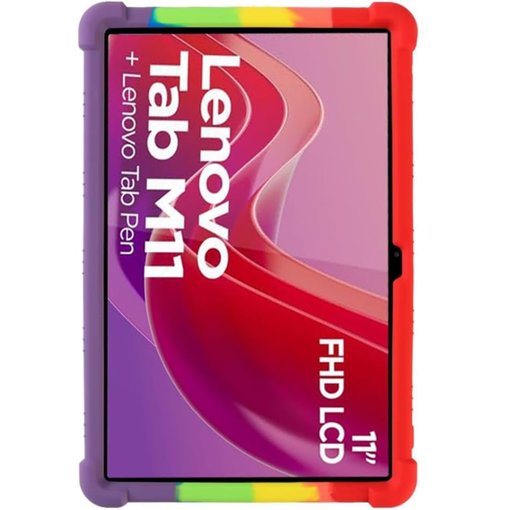 Θήκη σιλικόνης για Lenovo Tab M11, Impact, θωρακισμένη, πολύχρωμη