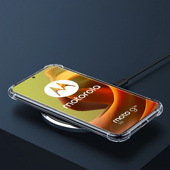 Θήκη για Motorola Moto G85, Dropproof, διαφανής