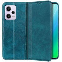 Θήκη για Xiaomi Redmi Note 12 Pro+ 5G, Wallet Litchi Leather, πράσινη