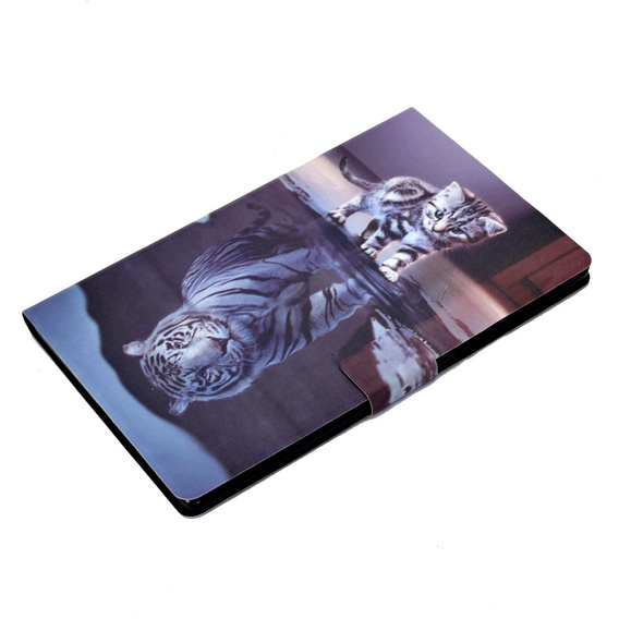 Θήκη για Samsung Galaxy Tab A9+ X210 / X215 / X216B, cat and tiger