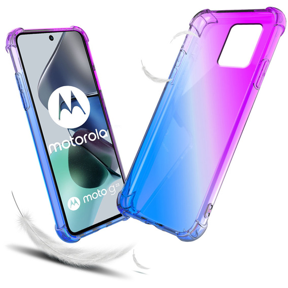 θήκη για το Motorola Moto G23 / G13 4G, Gradient Dropproof, Μωβ / μπλε