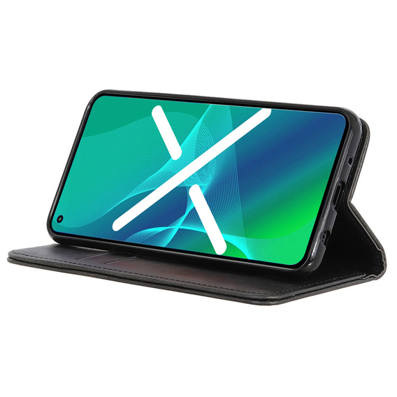 Θήκη με πτερύγιο για Asus Zenfone 9 5G / 10 5G, Split Leather Wallet, μαύρη