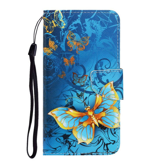 Θήκη με πτερύγιο για Xiaomi Redmi 9A, Wallet, Butterfly μπλε