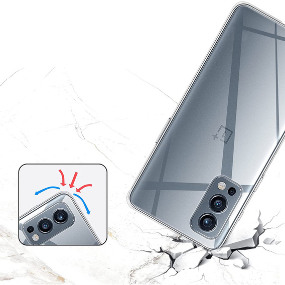 Λεπτή θήκη για OnePlus Nord 2 5G, Slim, διαφανής