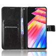 Θήκη με πτερύγιο για Infinix Hot 30, Crazy Horse Wallet, μαύρη