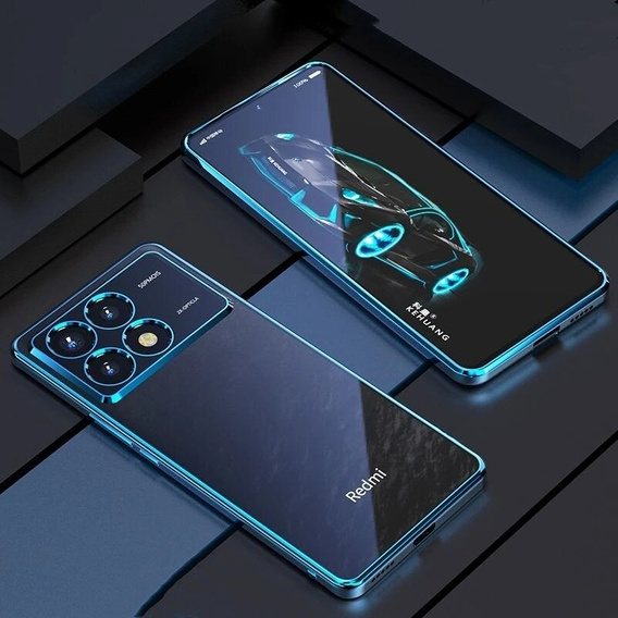 Θήκη για Xiaomi Poco F6 Pro, Frame Case, μπλε
