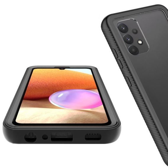 Θήκη για Samsung Galaxy A32 4G (LTE), Shockproof, με μεμβράνη, μπλε