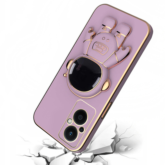 Θήκη για Oppo Reno7 Lite 5G, Astronaut, μωβ