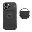 Θήκη για iPhone 15 Pro Max, ERBORD MagProtect Slide Camera, μαύρη