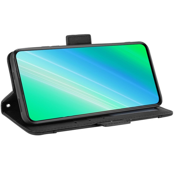 Θήκη με πτερύγιο για Sony Xperia 1 IV, Card Slot, μαύρη