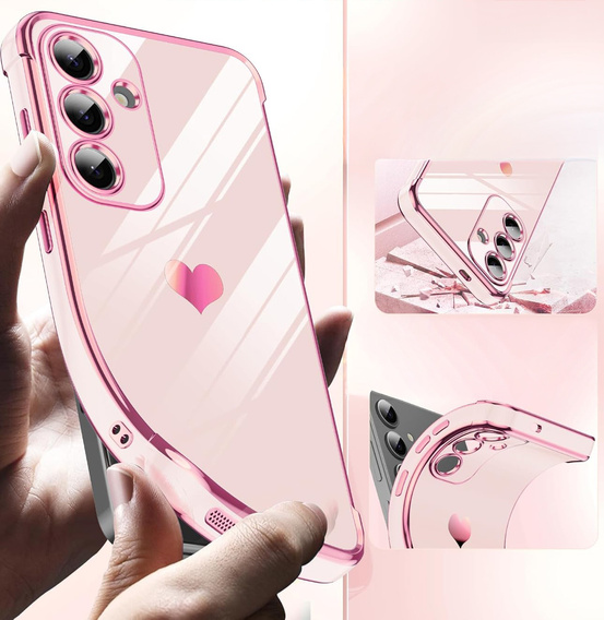 Θήκη για Samsung Galaxy S25 FE, Electro heart, ροζ rose gold