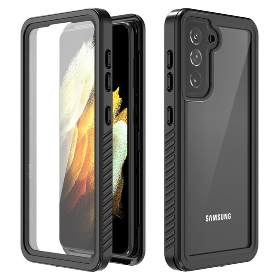 Αδιάβροχη θήκη IP68 για το Samsung Galaxy S21 5G, μαύρη