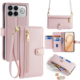 Θήκη με πτερύγιο και τσέπη με φερμουάρ για Xiaomi Poco F8 Ultra