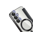 Θήκη με πτερύγιο για Samsung Galaxy S25 FE, RFID Wallet MagSafe CamShield, μαύρη