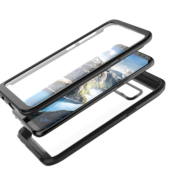 Θήκη για Samsung Galaxy S8+ Plus, Shockproof, με μεμβράνη, μπλε