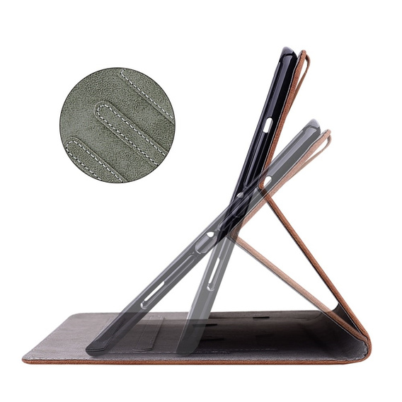 Θήκη για Lenovo Tab M9, Wallet Pen Slot, κόκκινη