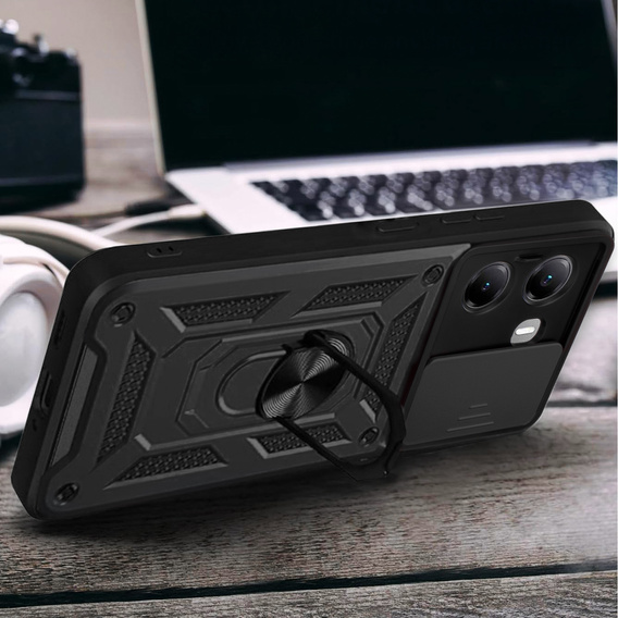 Θήκη για Xiaomi Poco X7 Pro 5G, CamShield Slide, μαύρη