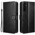Θήκη με πτερύγιο για Samsung Galaxy A26, Crazy Horse Wallet, μαύρη