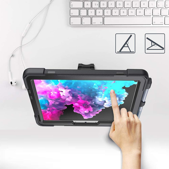 Προστατευτική θήκη σχήματος X για Microsoft Surface Go/Go 2/Go 3/Go 4, μαύρο